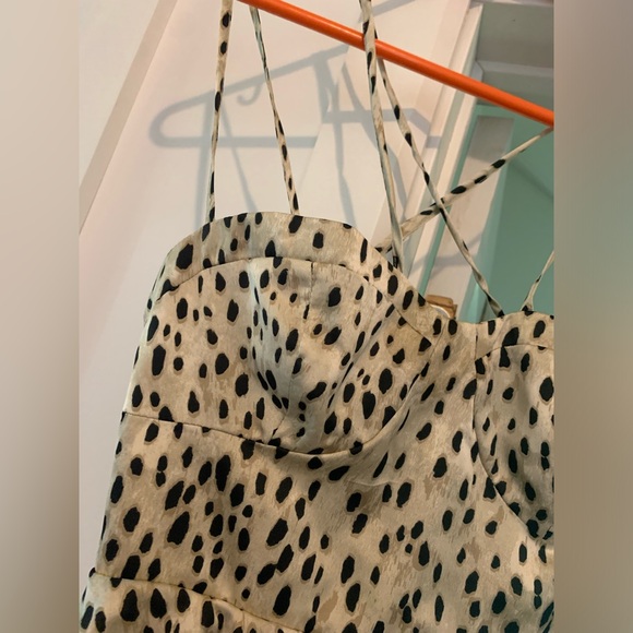 Zara leopard satin mini dress - Picture 2 of 5